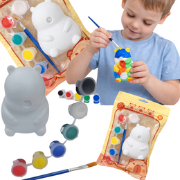 KAPIBARA DIY ZABAWKA DO WŁASNORĘCZNEGO MALOWANIA FARBKAMI CAPYBARA