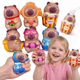 SQUISHY KAPIBARA ANTYSTRESOWA ZABAWKA SQUISH 10 CM CAPYBARA GNIOTKI