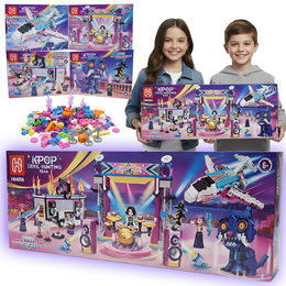 ZESTAW KONSTRUKCYJNY 4W1 KLOCKI K-POP DEMON HUNTERS 815 ELEMENTÓW