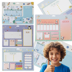 ZESTAW NOTESÓW + WEEKLY PLANNER + TO DO LIST KAWAII AESTHETIC