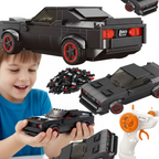 ZDALNIE STEROWANY SAMOCHÓD Z KLOCKÓW BLOCK RC CAR 244 EL. SKALA 1:20