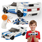 ZDALNIE STEROWANY SAMOCHÓD Z KLOCKÓW BLOCK RC CAR, 231 EL., SKALA 1:20