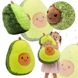 PLUSZOWY AVOCADO 45 CM MEGA MIĘKKA MASKOTKA PODUSZKA, UROCZY PREZENT