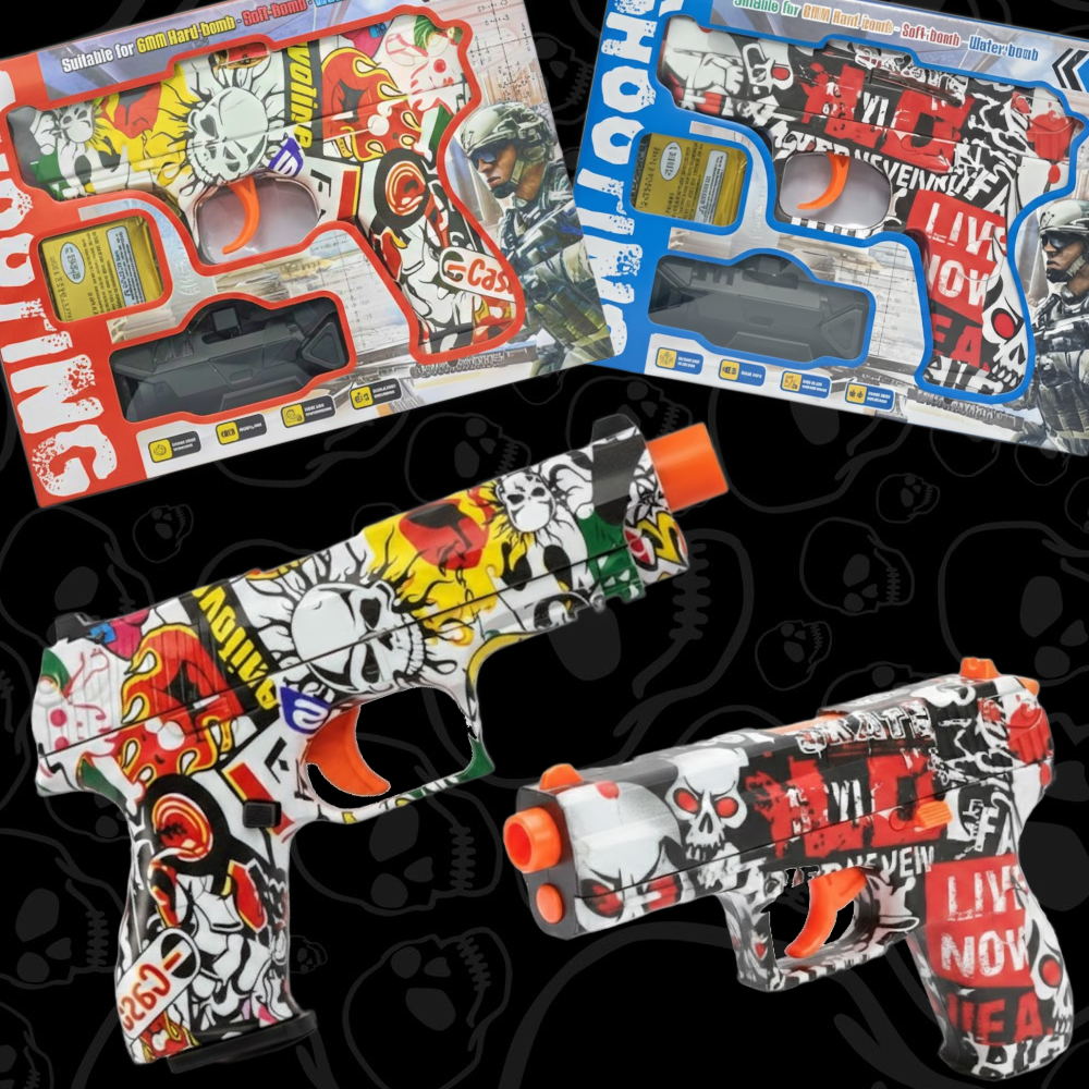 PISTOLET NA KULKI ŻELOWE (HYDROŻEL) + CELOWNIK 2 WERSJE PREZENT DLA CHŁOPCA