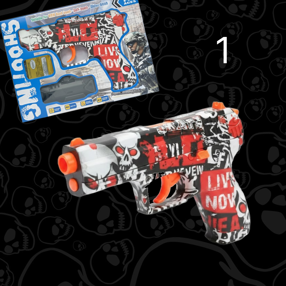 PISTOLET NA KULKI ŻELOWE (HYDROŻEL) + CELOWNIK 2 WERSJE PREZENT DLA CHŁOPCA