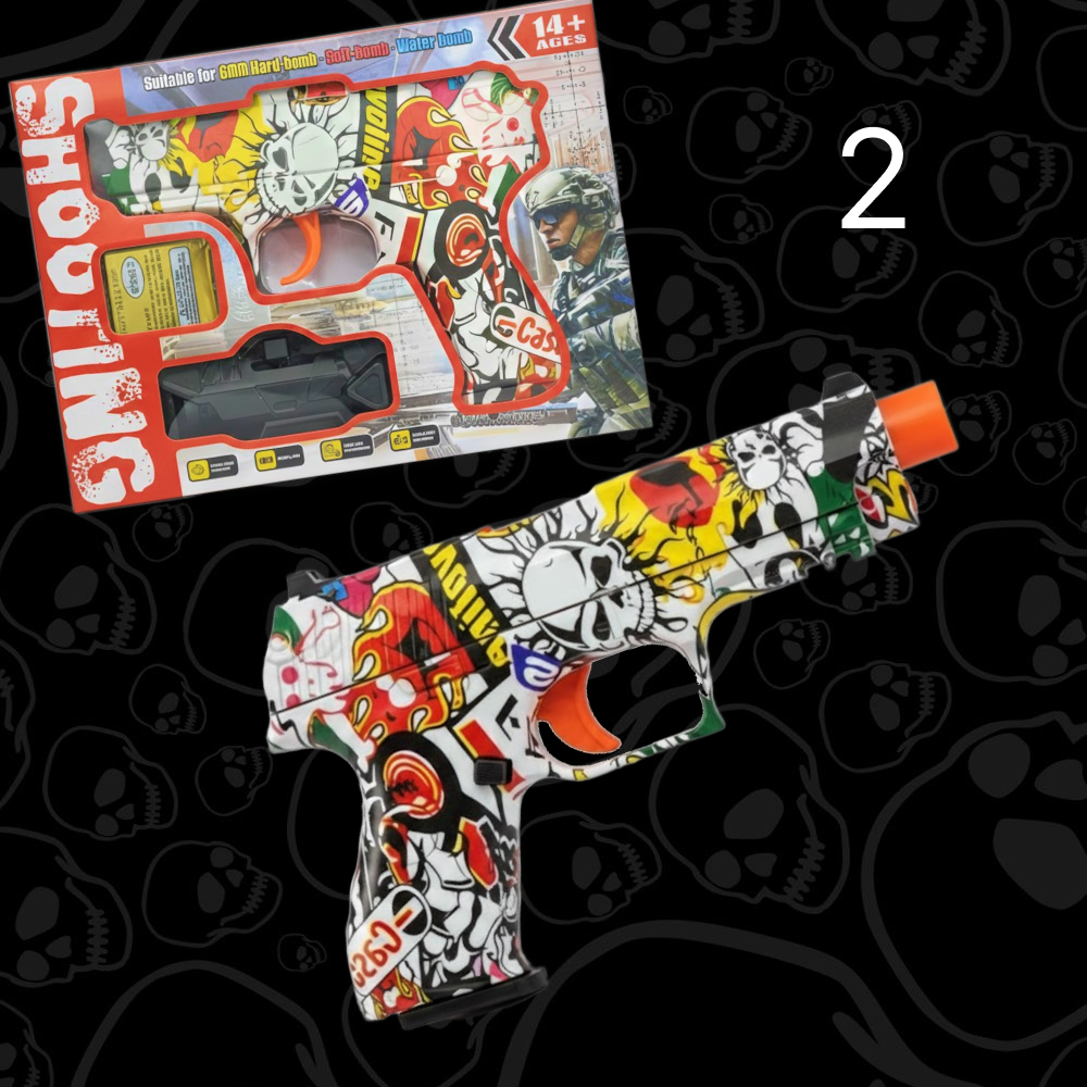 PISTOLET NA KULKI ŻELOWE (HYDROŻEL) + CELOWNIK 2 WERSJE PREZENT DLA CHŁOPCA