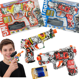 PISTOLET NA KULKI ŻELOWE (HYDROŻEL) + CELOWNIK 2 WERSJE PREZENT DLA CHŁOPCA