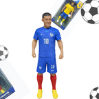 FIGURKA PIŁKARZA 30 CM Z PODSTAWKĄ I PIŁKĄ WYBIERZ SWOJĄ LEGENDĘ MBAPPÉ