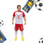 FIGURKA PIŁKARZA 30 CM Z PODSTAWKĄ I PIŁKĄ WYBIERZ SWOJĄ LEGENDĘ MBAPPÉ