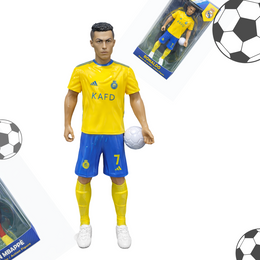 FIGURKA PIŁKARZA 30 CM Z PODSTAWKĄ I PIŁKĄ WYBIERZ SWOJĄ LEGENDĘ MBAPPÉ