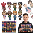 ZESTAW FIGUREK STRANGER THINGS 8 POSTACI KOLEKCJONERSKICH PREZENT