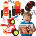 CRAZY JUMPING TRACTOR Z MUZYKĄ SKACZĄCY I TAŃCZĄCY TRAKTOR 3+ | CZERWONY