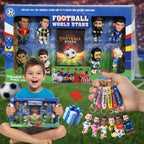 ZESTAW MINI FIGUREK PIŁKARZY 6CM FOOTBALL STARS + BRELOK GRATIS PREZENT
