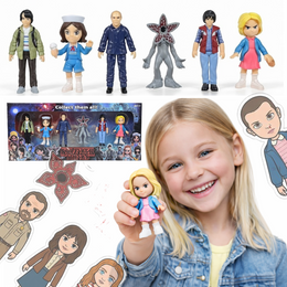 ZESTAW FIGUREK STRANGER THINGS 6 POSTACI DEMOGORGON PREZENT DLA DZIECI