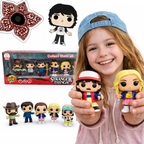 ZESTAW FIGUREK POP SERIAL STRANGER THINGS 8 CM PREZENT DLA FANA ZABAWKA