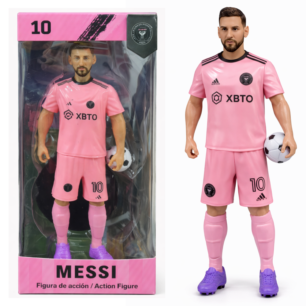 FIGURKA PIŁKARSKA 30 CM RONALDO MESSI MBAPPE Z PODSTAWKĄ PREZENT DLA KIBICA