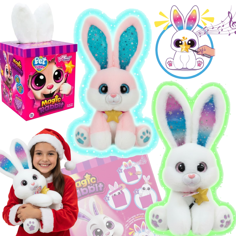 MAGIC RABBIT – INTERAKTYWNY KRÓLICZEK Z CZARODZIEJSKĄ RÓŻDŻKĄ