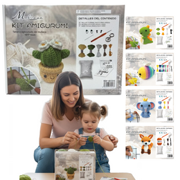 ZESTAW DIY AMIGURUMI ROBIENIE NA DRUTACH HOBBY KREATYWNOŚĆ ZWIERZĘTA