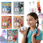 KPOP DEMON HUNTERS – BEZPRZEWODOWE SŁUCHAWKI TWS + BRELOK FIGURKA