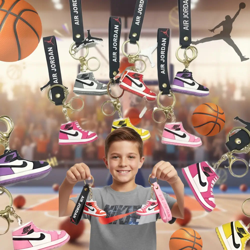 BRELOK AIR JORDAN MINI SNEAKER 3D + PASEK, AKCESORIUM, KOSZYKÓWKA, SPORT