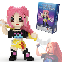 KLOCKI 3D FIGURKA KPOP DEMON HUNTERS MIRA ŁOWCZYNIE DEMONÓW 1500 PCS