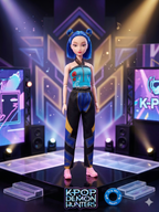 ZESTAW 3 ŚPIEWAJĄCYCH LALEK K-POP DEMON HUNTERS RUMI MIRA ZOEY 30 CM