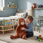 DUŻY PLUSZOWY ORANGUTAN DJUNGELSKOG 60 CM MASKOTKA MAŁPKA PRZYTULANKA
