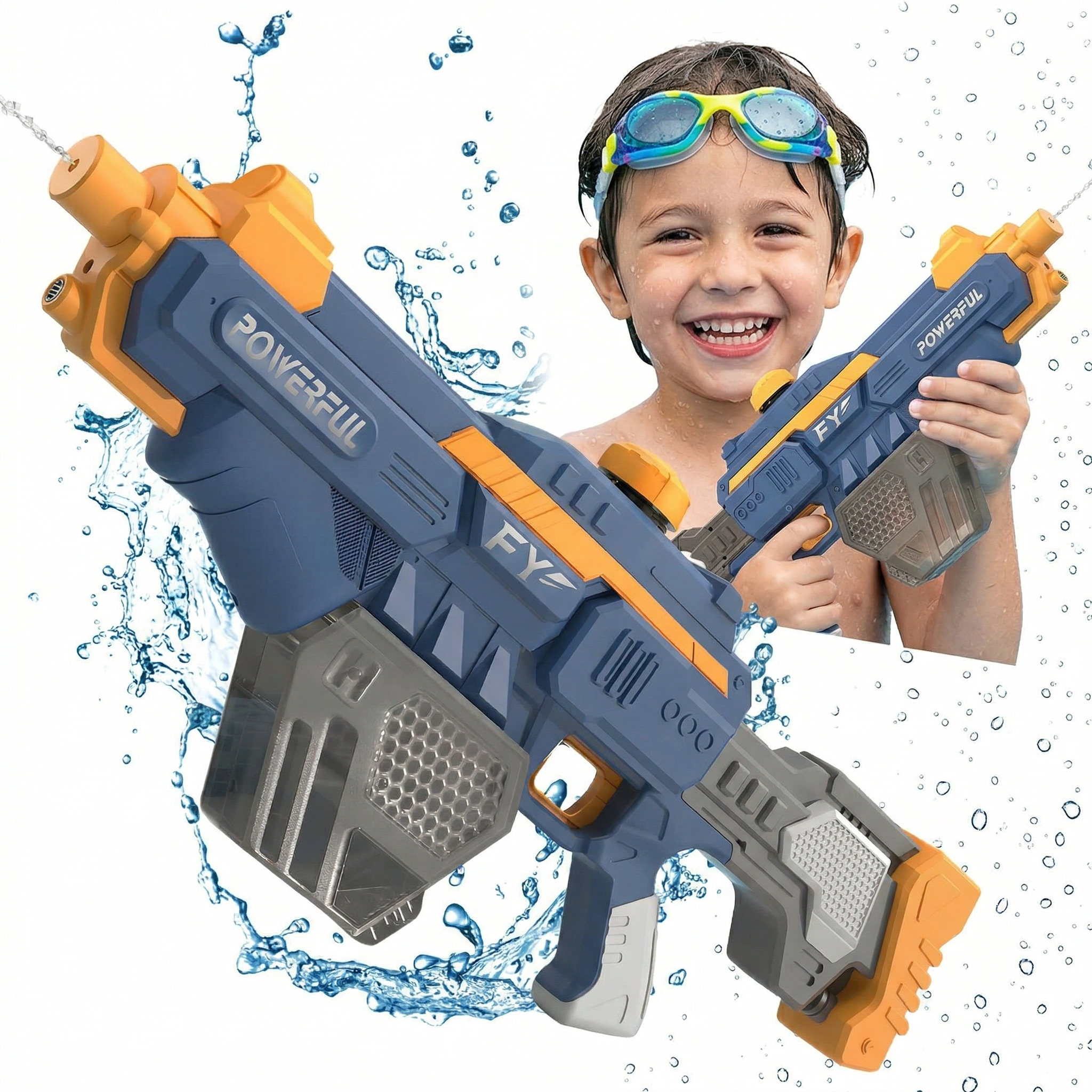 PISTOLET NA WODĘ WATER GUN 680 ML ZASIĘG 8-10 M ZABAWKA LETNIA DLA DZIECI