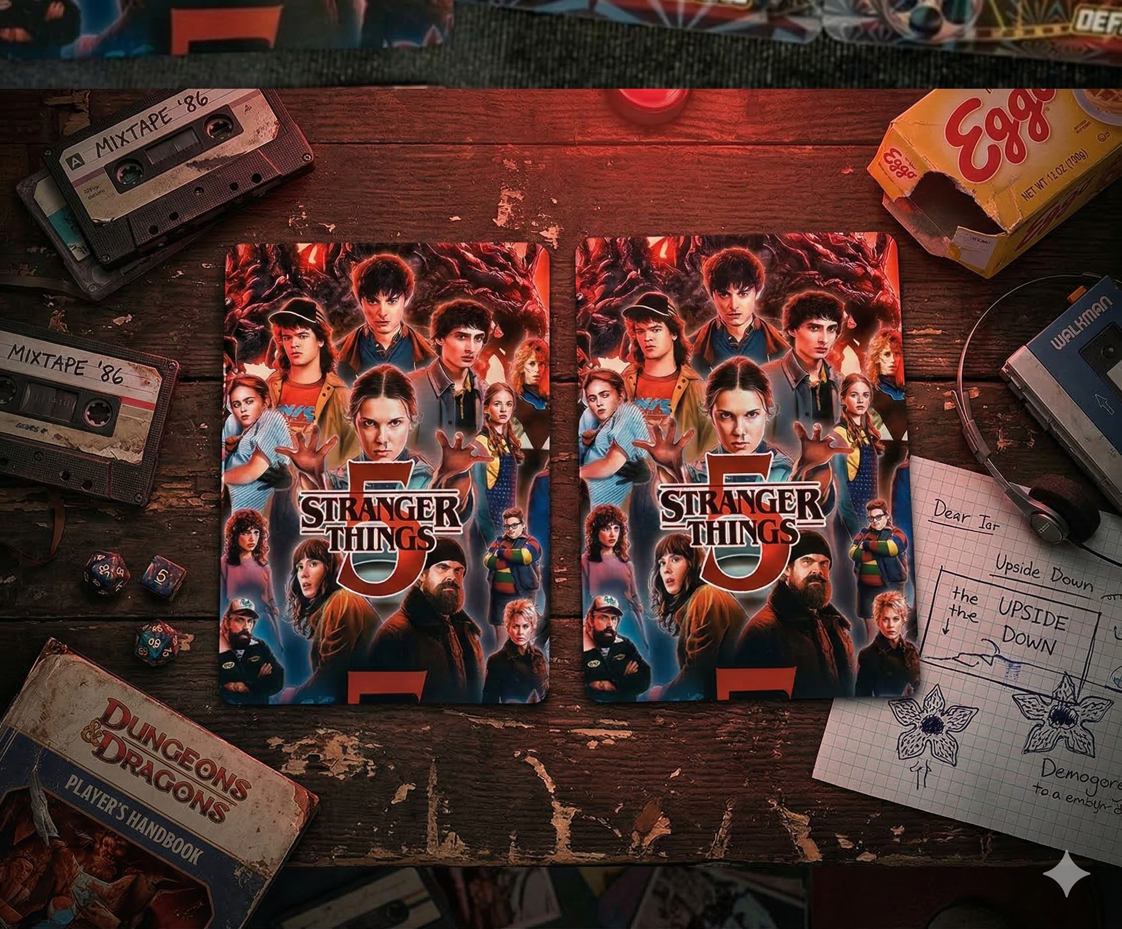Stranger Things – zestaw 288 kart kolekcjonerskich Trading Card Game