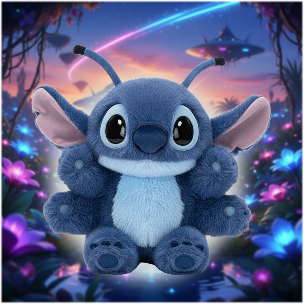 KOSMICZNY PRZYJACIEL: MIĘKKA ZABAWKA 45 CM DUŻY PLUSZOWY STITCH MASKOTKA (LILO & STITCH)