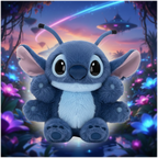 KOSMICZNY PRZYJACIEL: MIĘKKA ZABAWKA 45 CM DUŻY PLUSZOWY STITCH MASKOTKA (LILO & STITCH)