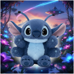 KOSMICZNY PRZYJACIEL: MIĘKKA ZABAWKA 45 CM DUŻY PLUSZOWY STITCH MASKOTKA (LILO & STITCH)