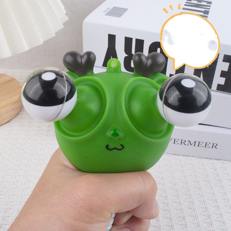 GNIOTEK SMOK Z WYSKAKUJĄCYMI OCZAMI 10 CM ANTYSTRES ZABAWKA SQUISH