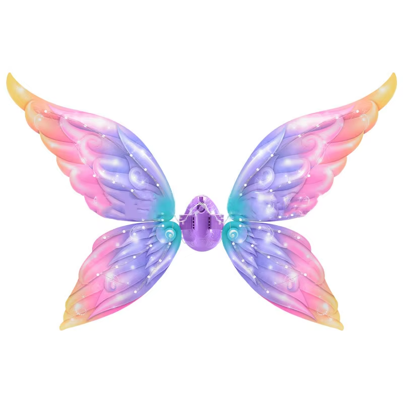 MECHANICZNE SKRZYDŁA Z PODŚWIETLENIEM JEDNOROŻKA MAGIA KTÓRA OŻYWA.