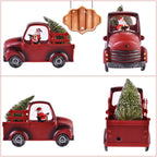 ŚWIĄTECZNY SAMOCHÓD LED ZE ŚNIEŻNĄ ZAMIECIĄ I MUZYKĄ