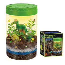 ZESTAW DO OGRODU Z DINOZAURAMI – ŚWIECĄCE TERRARIUM
