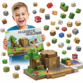 KLOCKI MAGNETYCZNE DOM STEVE’A W MIEŚCIE 198 EL INSPIOWANE MINECRAFT PREZENT