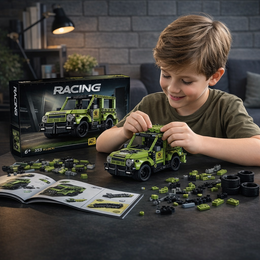 KLOCKI AUTO TERENOWE ZDALNIE STEROWANE RACING 353 EL. ZABAWKI DLA DZIECI