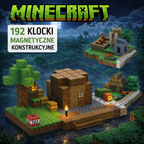 KLOCKI MAGNETYCZNE DOM STEVE’A W MIEŚCIE 198 EL INSPIOWANE MINECRAFT PREZENT