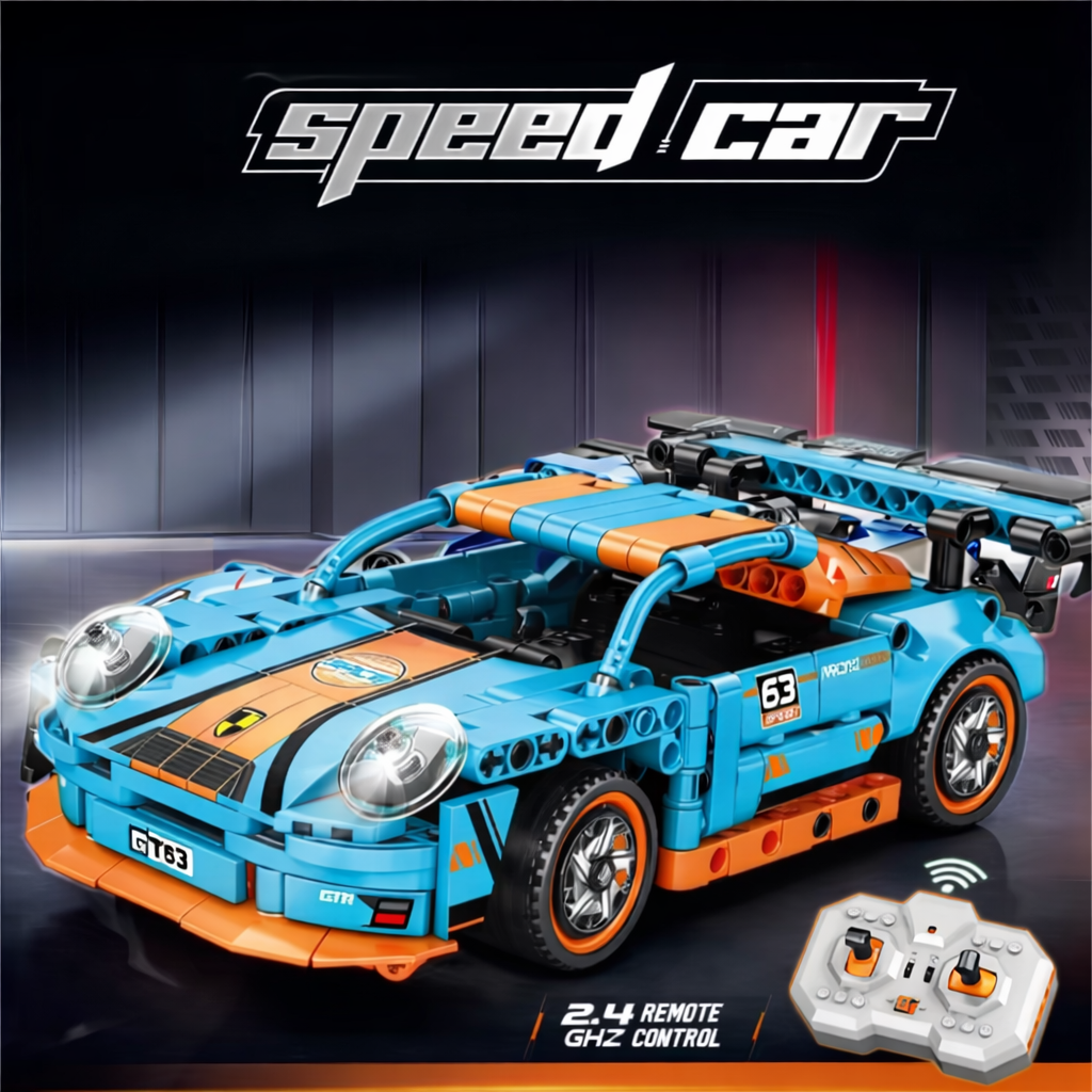 KLOCKI AUTO ZDALNIE STEROWANE SPEED CAR 305 EL. WI PREZENT ZABAWKI
