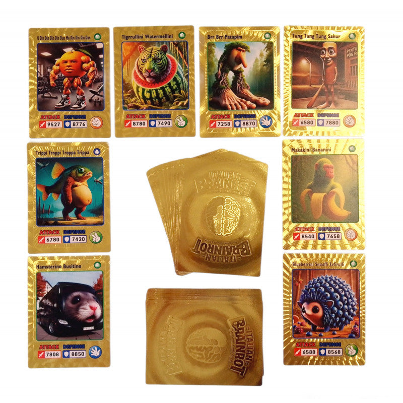 ITALIAN BRAINROT KARTY KOLEKCJONERSKIE 3w1 | 165 KART (3×55)