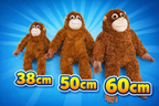 DUŻY PLUSZOWY ORANGUTAN DJUNGELSKOG 60 CM MASKOTKA MAŁPKA PRZYTULANKA