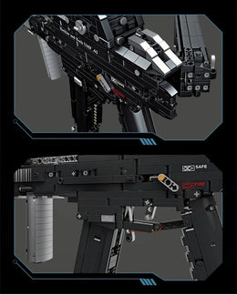 MEGA CONSTRUCTOR BROŃ KARABIN ASIC 1609 CZĘŚCI UMP-45 PREZENT