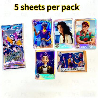 K-POP Demon Hunters – karty kolekcjonerskie TCG | 30 boosterów | 150 kart