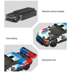 ZDALNIE STEROWANY SAMOCHÓD Z KLOCKÓW RC SPORTOWE AUTO 1:20 (243 EL.)