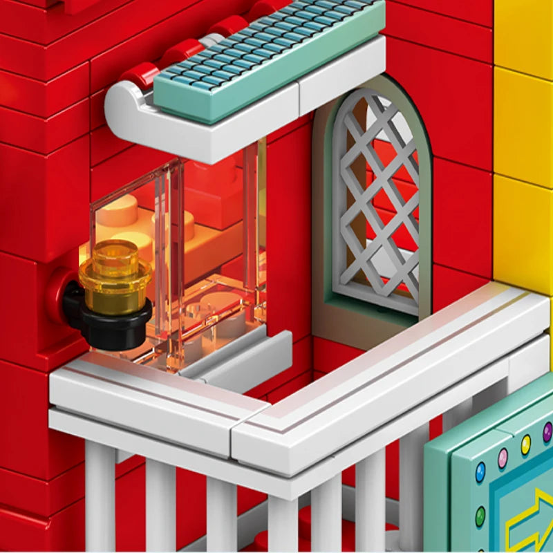 KONSTRUKTOR "DYNAMICZNY BURGER SHOP" (STREETSCAPE, 705 ELEMENTÓW) – PYSZNE SKŁADANIE, NIEZAPOMNIANE EMOCJE!