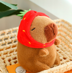Truskawka kapibara pluszak kapibara z czapką truskawką kapibara