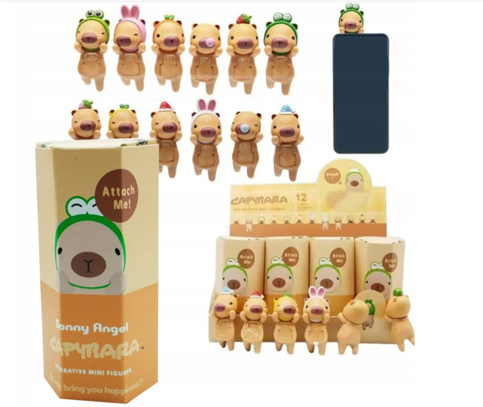 MINI FIGURKĄ NA TELEFON KAPIBARA 1SZT SONNY ANGEL HIPPERS KAPIBARA MASKOTKA