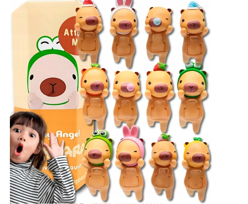 MINI FIGURKĄ NA TELEFON KAPIBARA 1SZT SONNY ANGEL HIPPERS KAPIBARA MASKOTKA