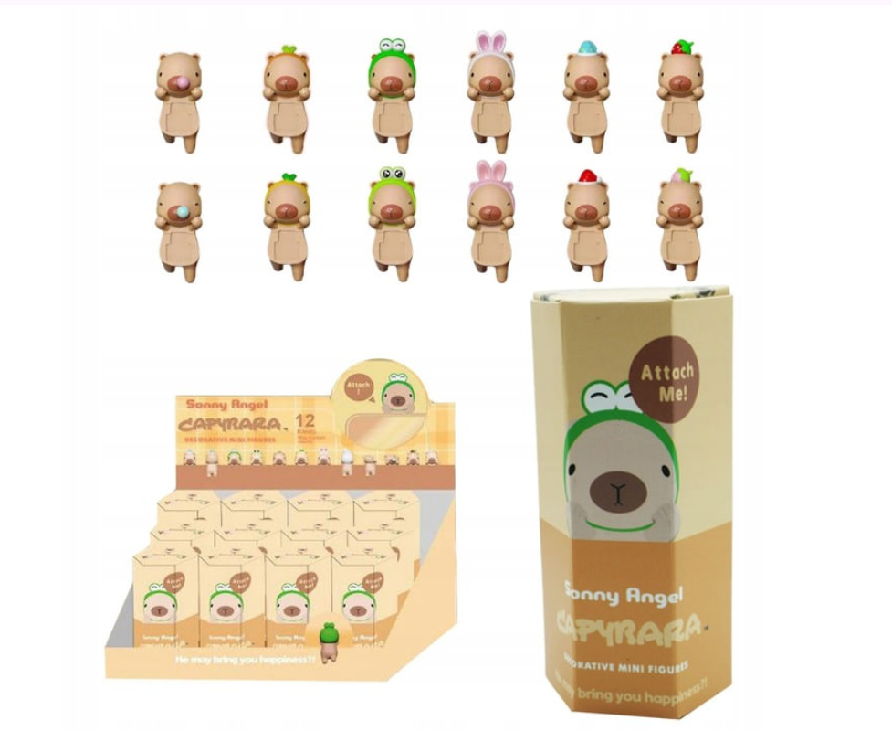 MINI FIGURKĄ NA TELEFON KAPIBARA 1SZT SONNY ANGEL HIPPERS KAPIBARA MASKOTKA